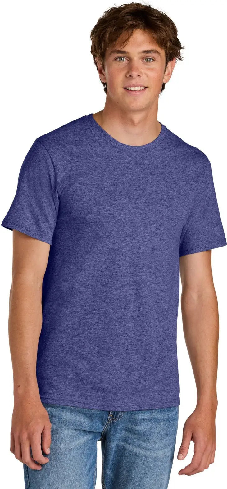 Port & Company Pc43 co Easy Cotton Tee - Heather Purple