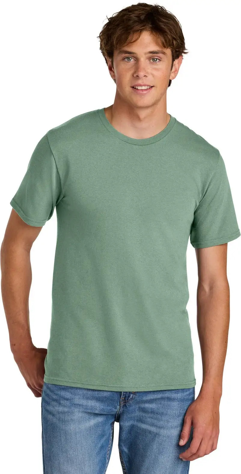 Port & Company Pc43 co Easy Cotton Tee - Laurel Green