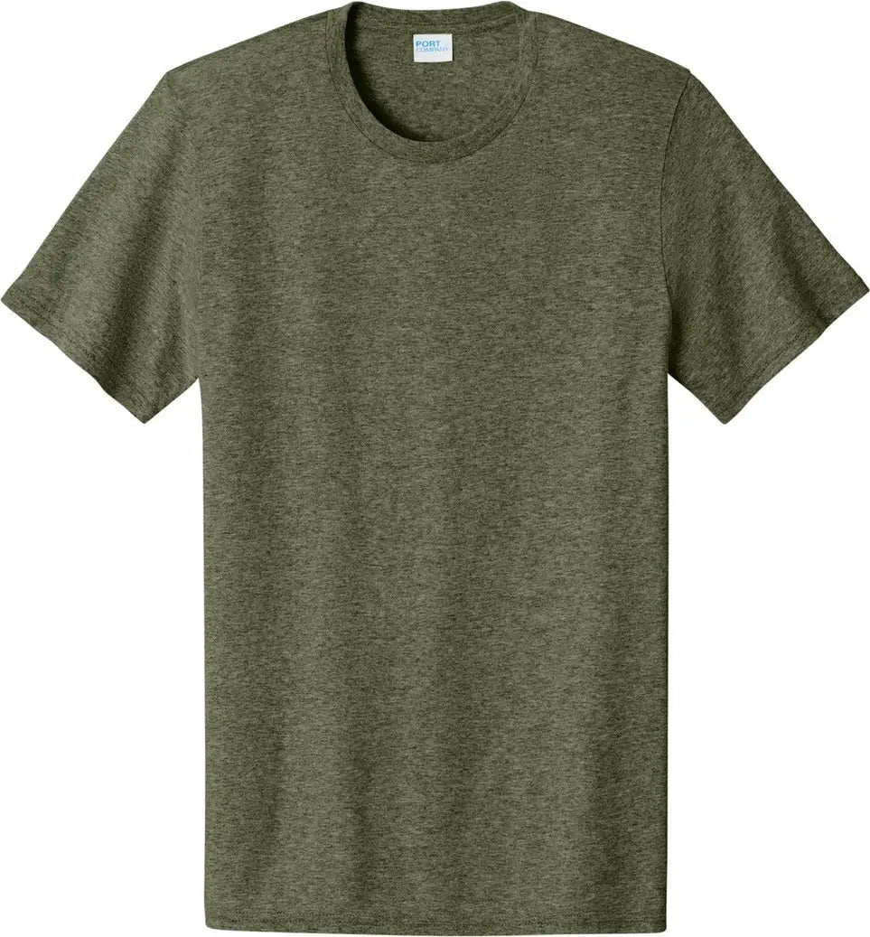 Port & Company Pc43 co Easy Cotton Tee - Olive Drab Green Heather