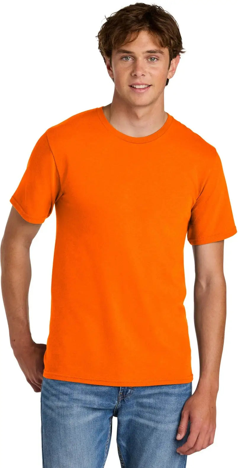 Port & Company Pc43 co Easy Cotton Tee - S. Orange