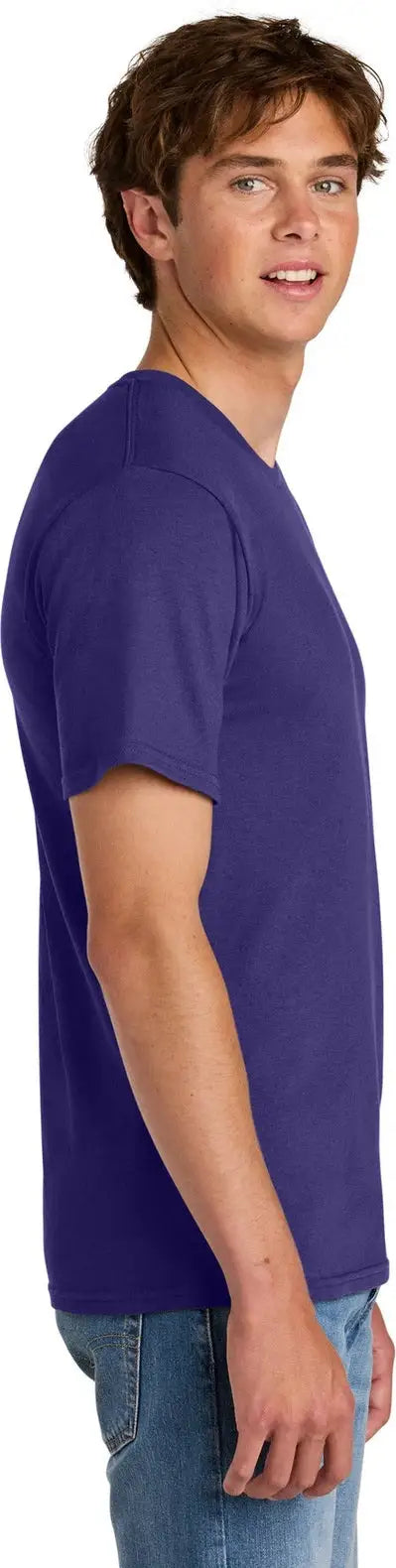 Port & Company Pc43 co Easy Cotton Tee - Team Purple