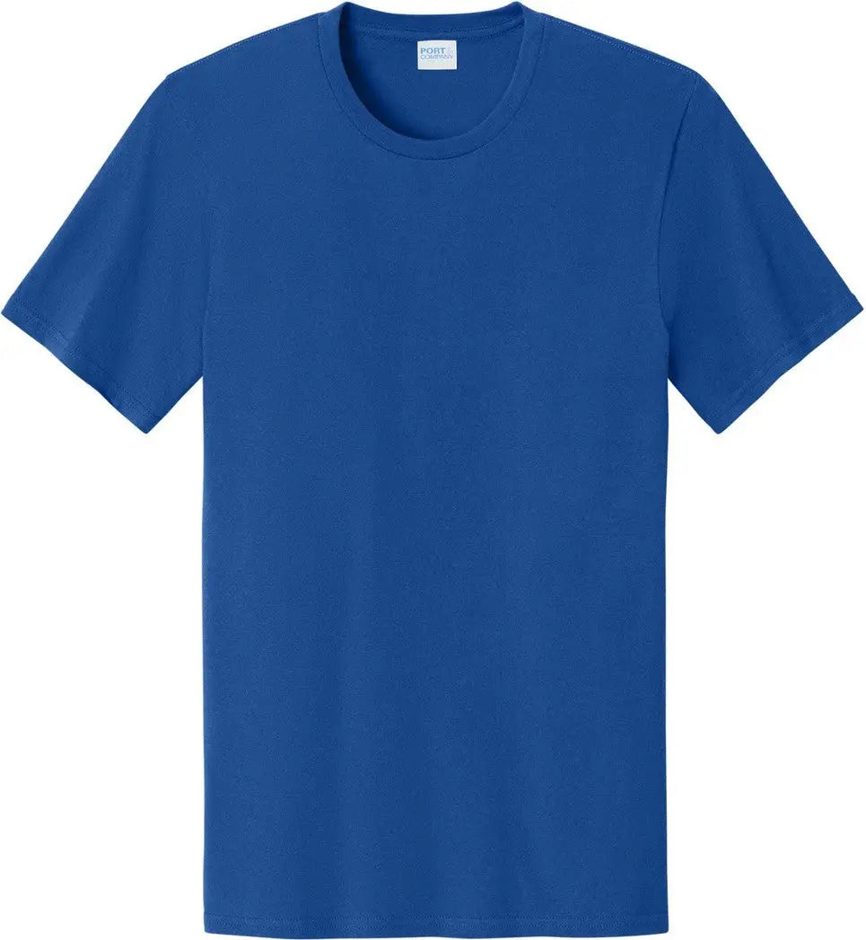 Port & Company Pc43 co Easy Cotton Tee - True Royal - Adult s