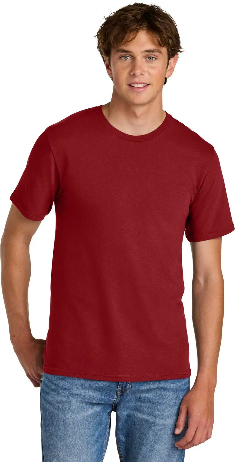 Port & Company Pc43 co Easy Cotton Tee - Vintage Red