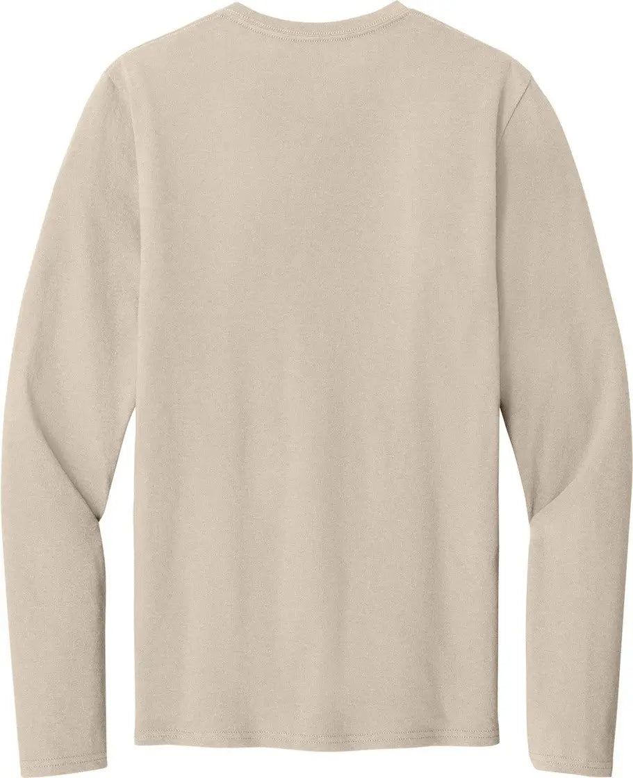 Port & Company Pc43ls co Easy Cotton Long Sleeve Tee - Light Sand - Adult s