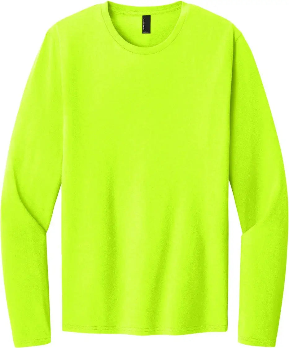 Port & Company Pc43ls co Easy Cotton Long Sleeve Tee - S. Green - Adult s