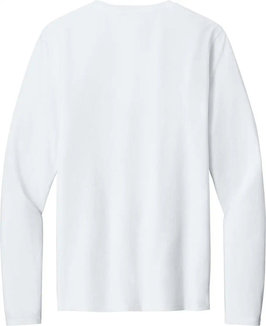 Port & Company Pc43ls co Easy Cotton Long Sleeve Tee - White - Adult s