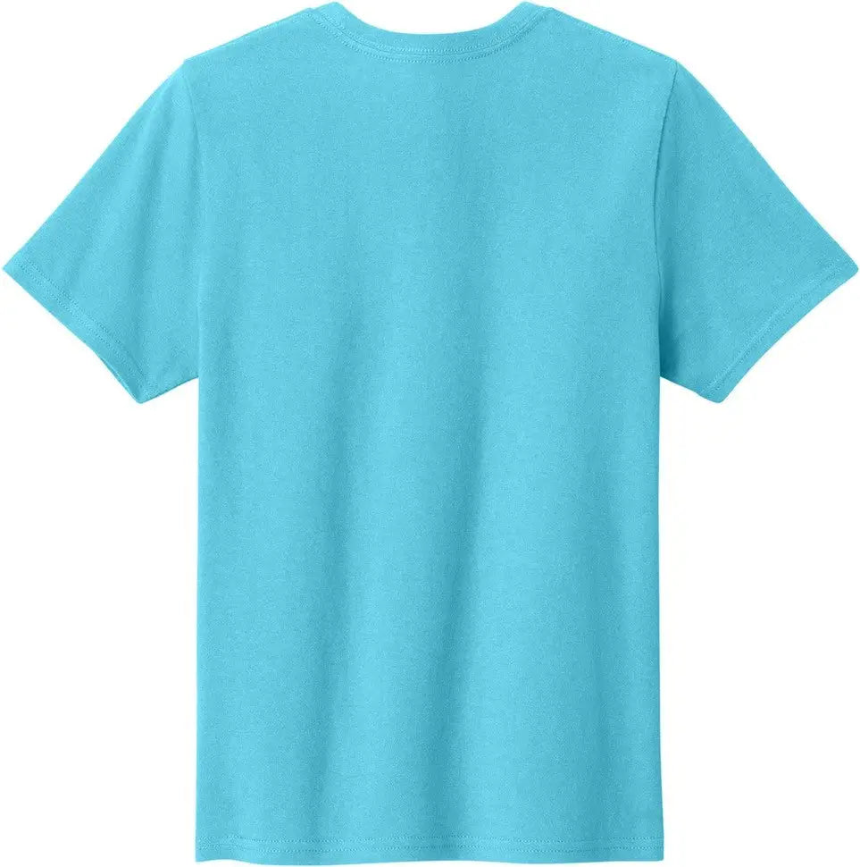 Port & Company Pc43y co Youth Easy Cotton Tee - Aquatic Blue - Xs
