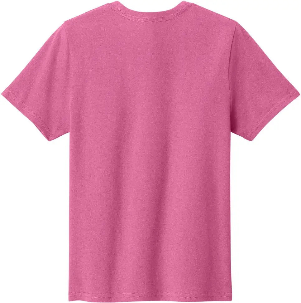 Port & Company Pc43y co Youth Easy Cotton Tee - Awareness Pink