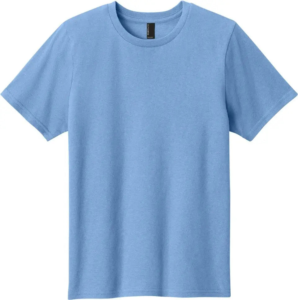 Port & Company Pc43y co Youth Easy Cotton Tee - Carolina Blue - Xs
