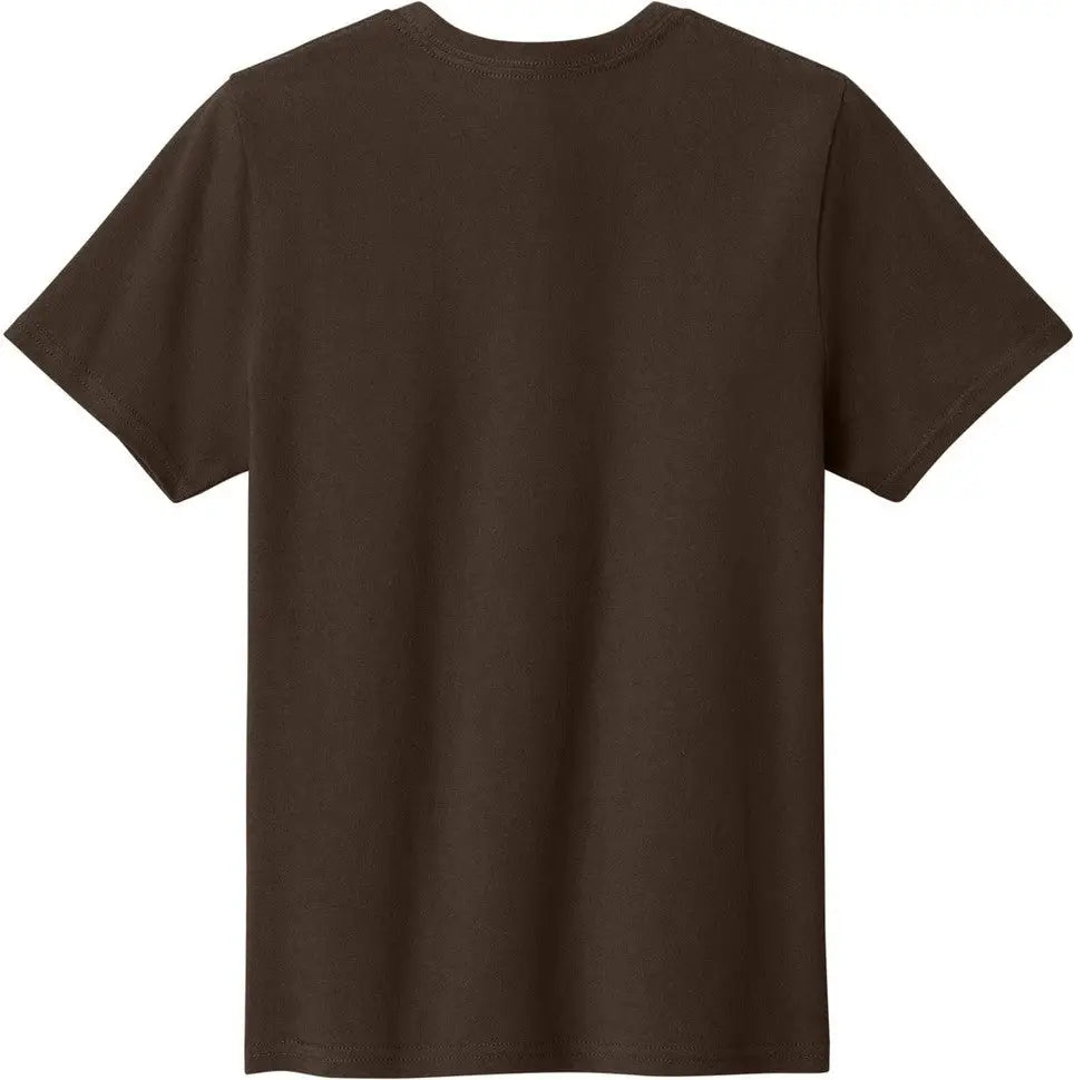 Port & Company Pc43y co Youth Easy Cotton Tee - Dark Chocolate Brown
