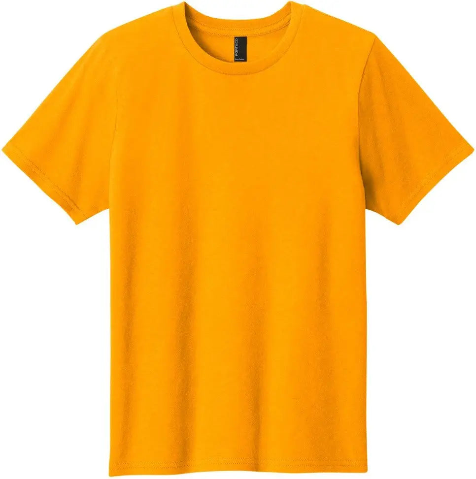 Port & Company Pc43y co Youth Easy Cotton Tee - Gold