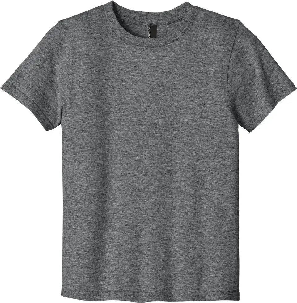 Port & Company Pc43y co Youth Easy Cotton Tee - Graphite Heather - Xs