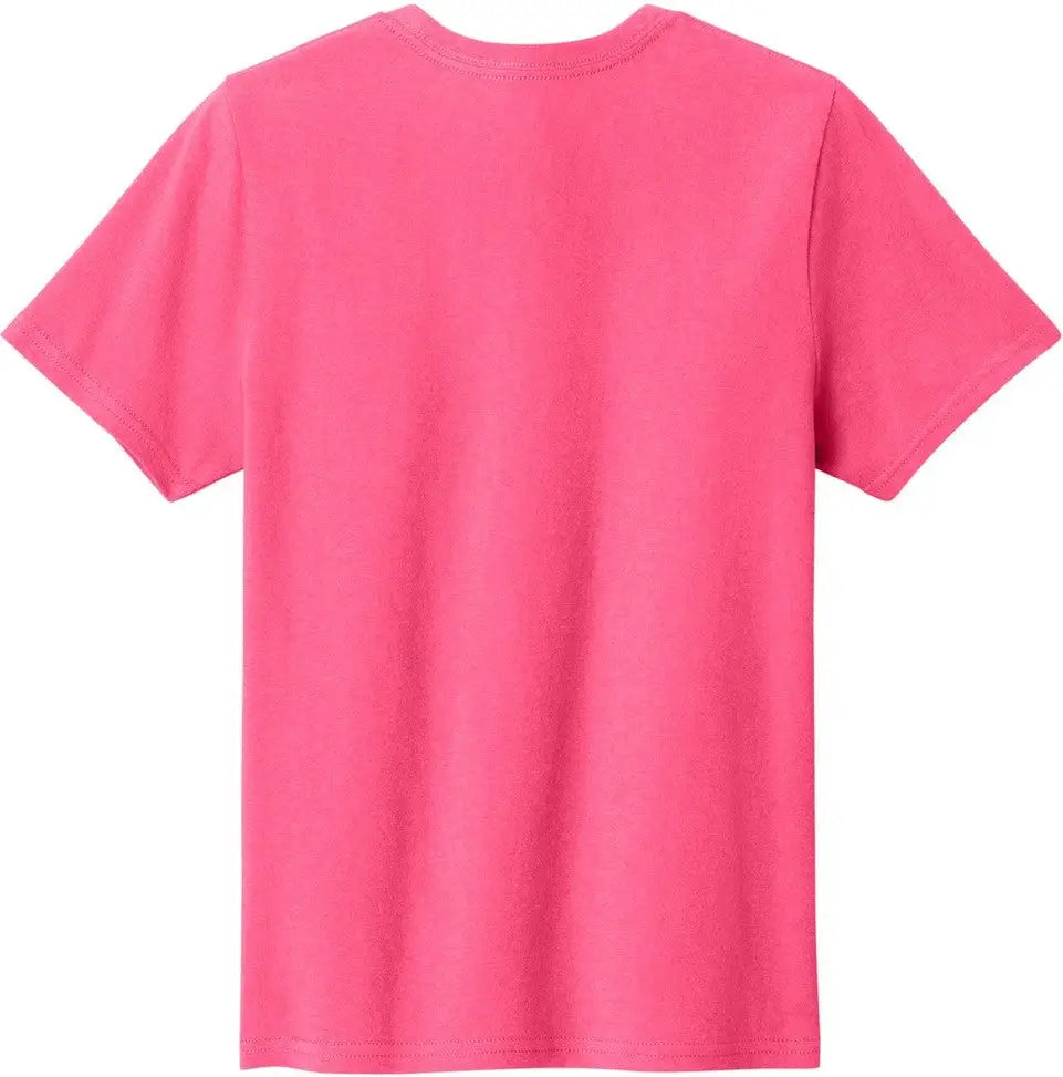 Port & Company Pc43y co Youth Easy Cotton Tee - Neon Pink