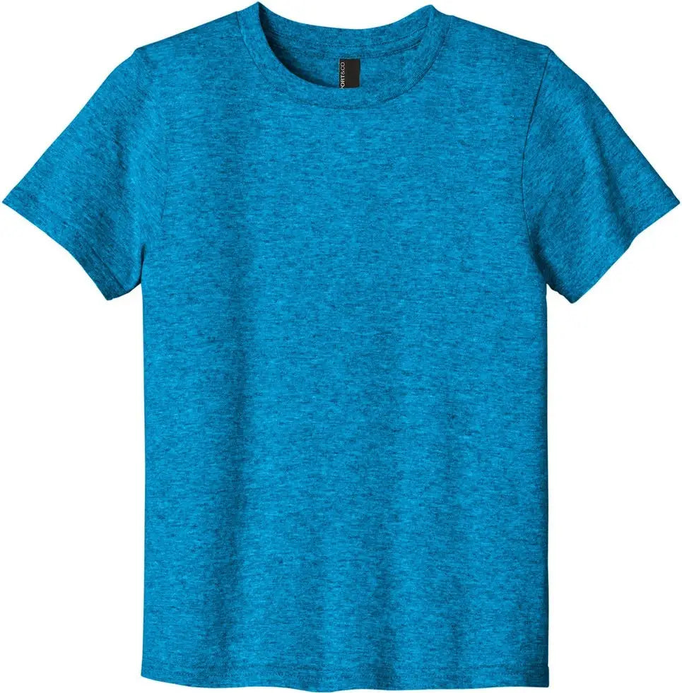 Port & Company Pc43y co Youth Easy Cotton Tee - Sapphire Heather