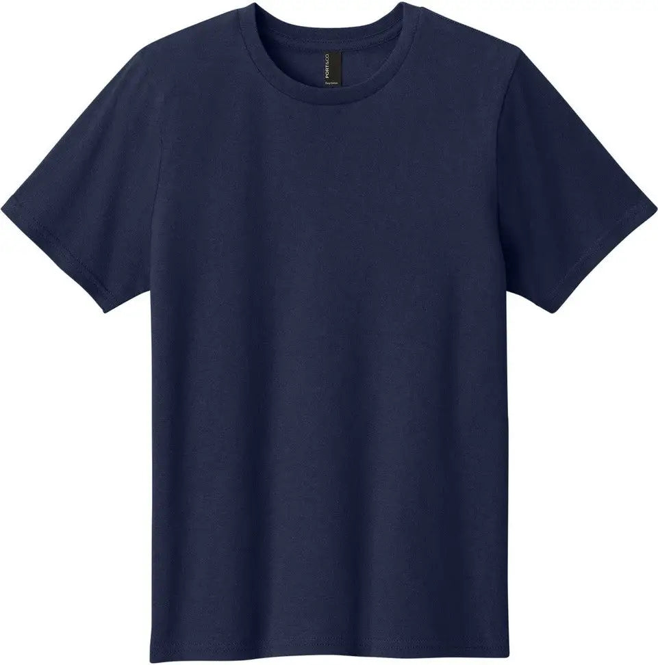 Port & Company Pc43y co Youth Easy Cotton Tee - True Navy