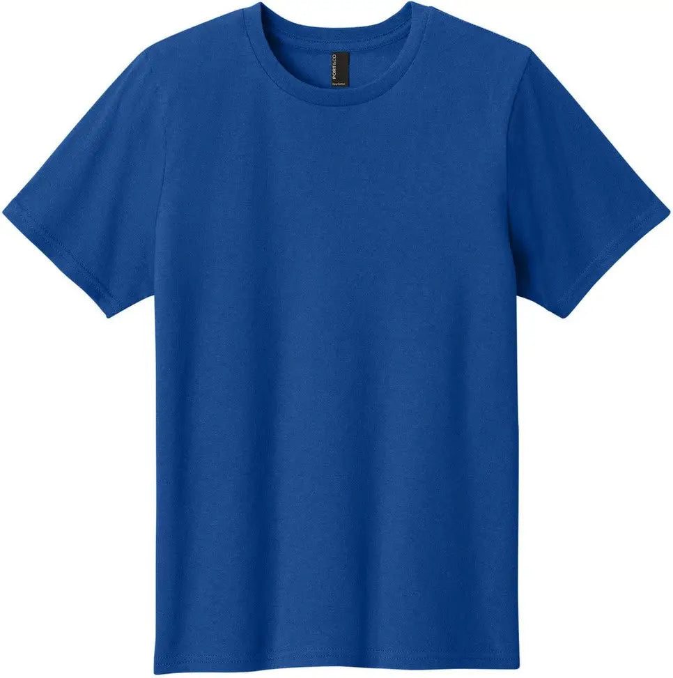 Port & Company Pc43y co Youth Easy Cotton Tee - True Royal