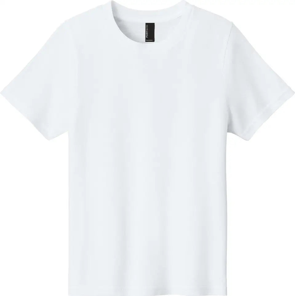 Port & Company Pc43y co Youth Easy Cotton Tee - White - Xs