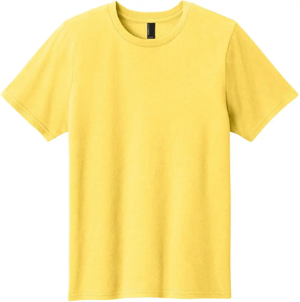 Port & Company Pc43y co Youth Easy Cotton Tee - Yellow - Xs