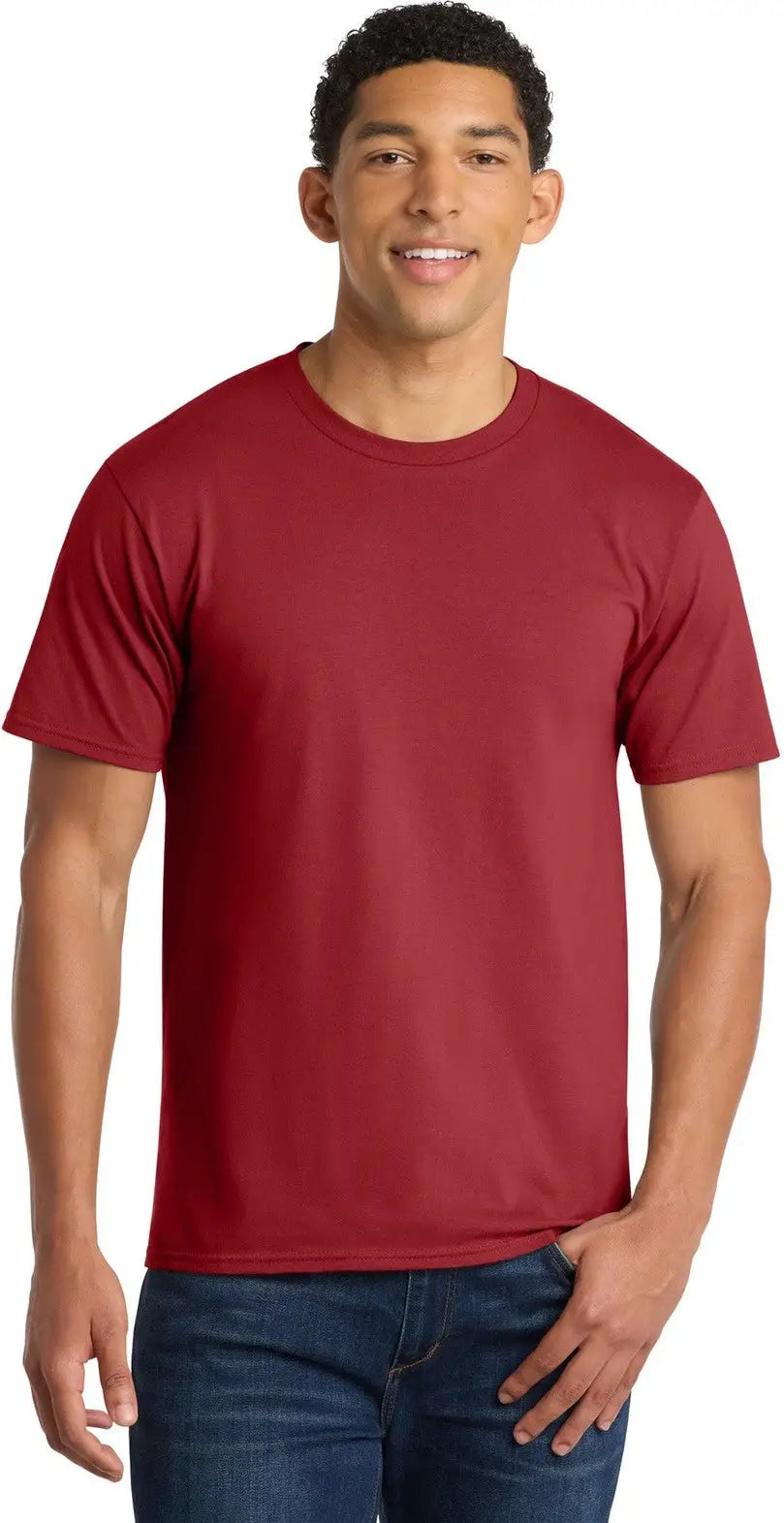Port & Company Pc450 co Fan Favorite Tee - Team Cardinal - Adult s