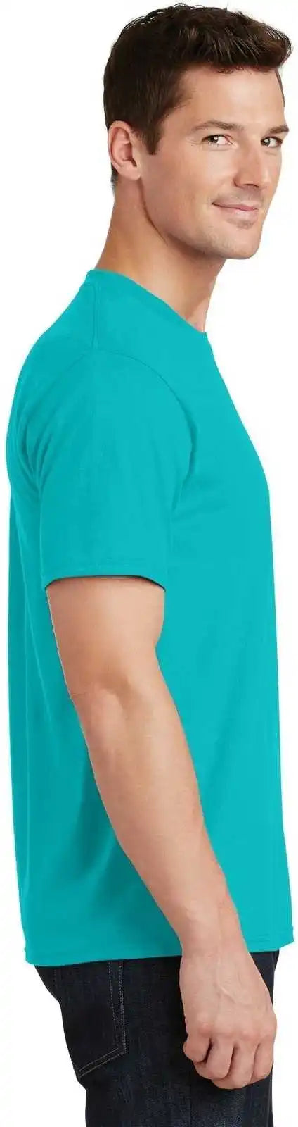 Port &amp; Company Pc450 Fan Favorite Tee Bright Aqua