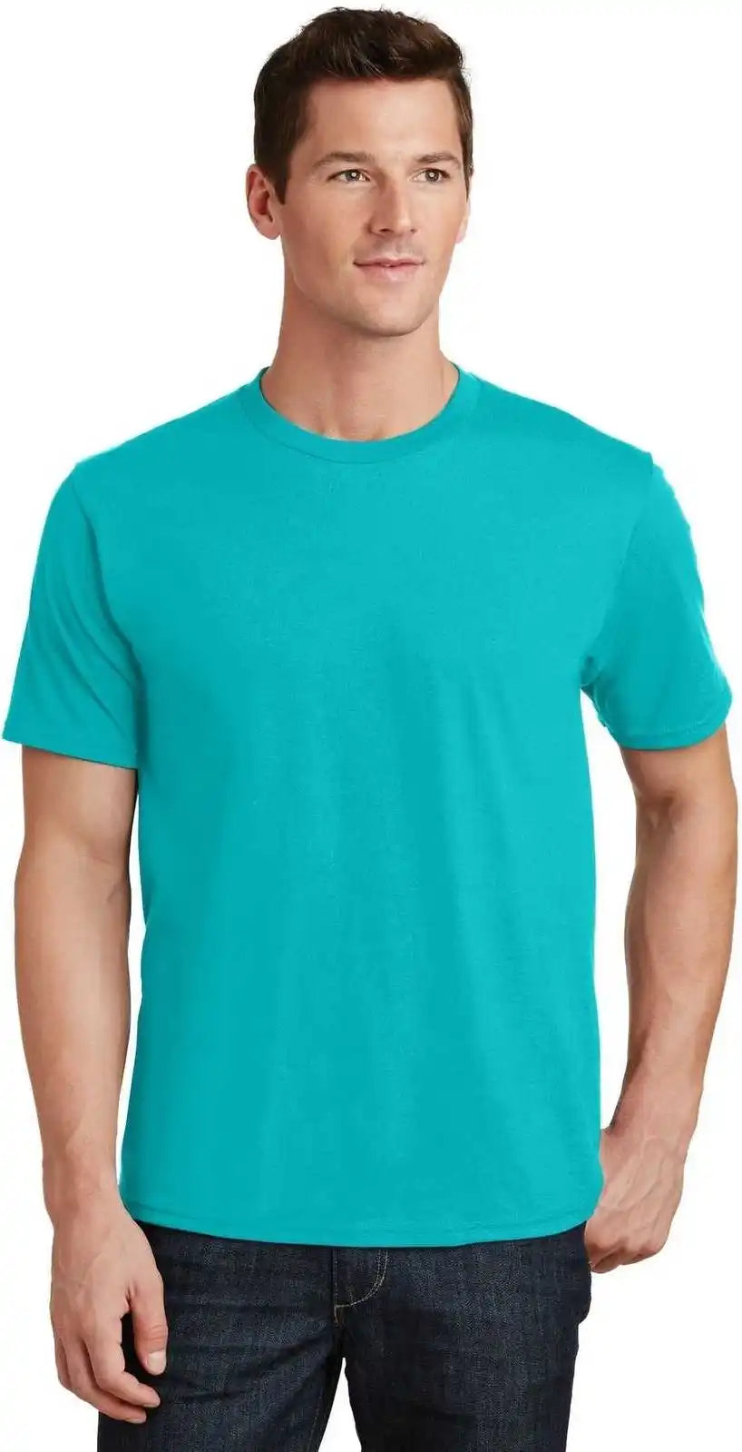 Port &amp; Company Pc450 Fan Favorite Tee Bright Aqua