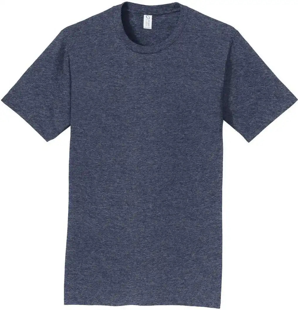 Port &amp; Company Pc450 Fan Favorite Tee Heather Navy