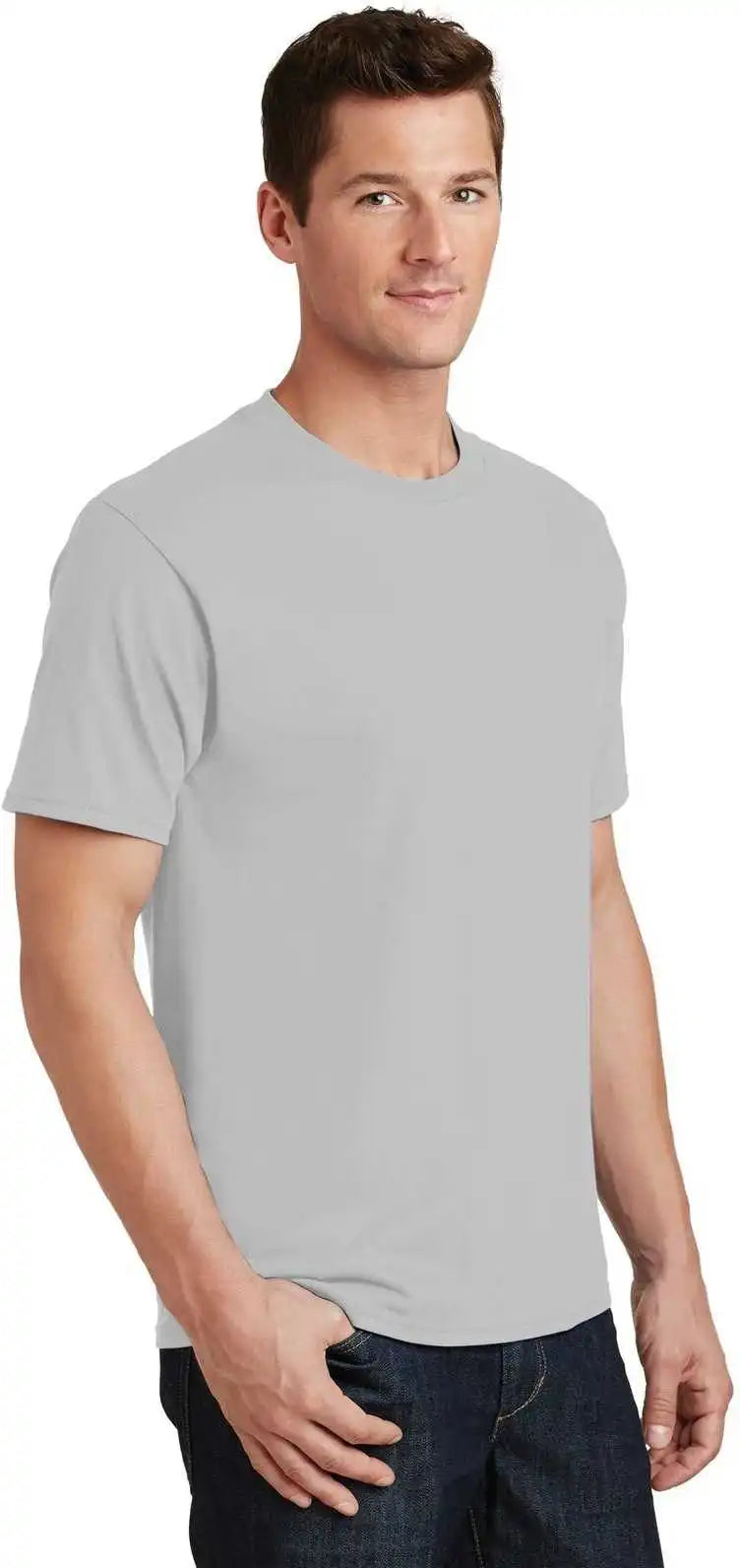 Port &amp; Company Pc450 Fan Favorite Tee Silver