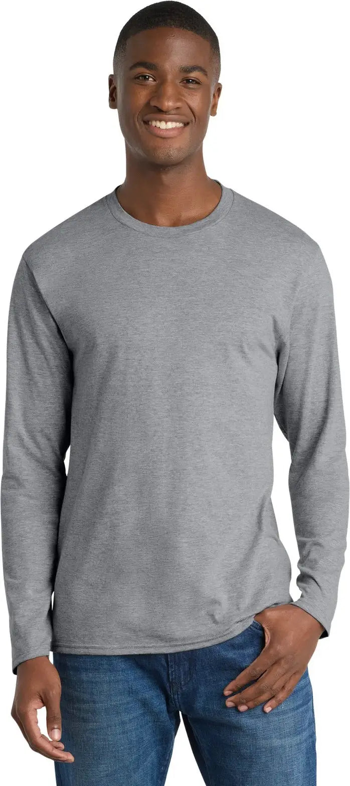 Port & Company Pc450ls co Long Sleeve Fan Favorite Tee - Athletic Heather