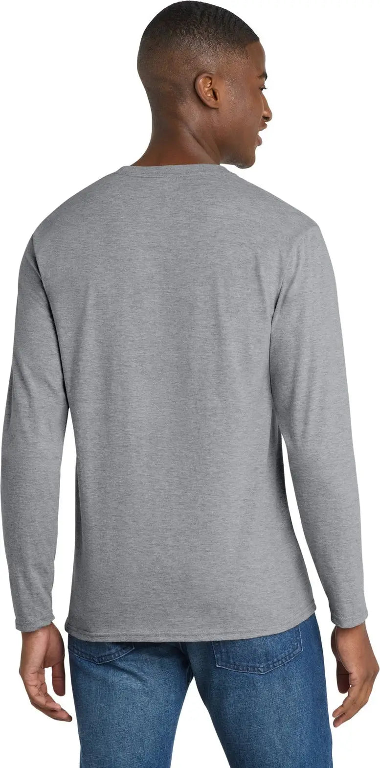 Port & Company Pc450ls co Long Sleeve Fan Favorite Tee - Athletic Heather