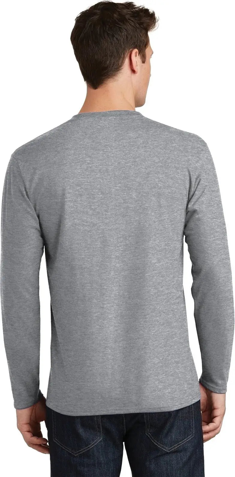 Port & Company Pc450ls co Long Sleeve Fan Favorite Tee - Athletic Heather