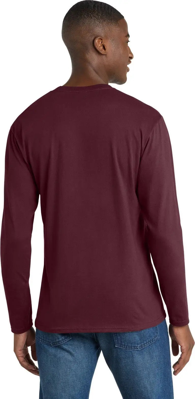 Port & Company Pc450ls co Long Sleeve Fan Favorite Tee - Athletic Maroon