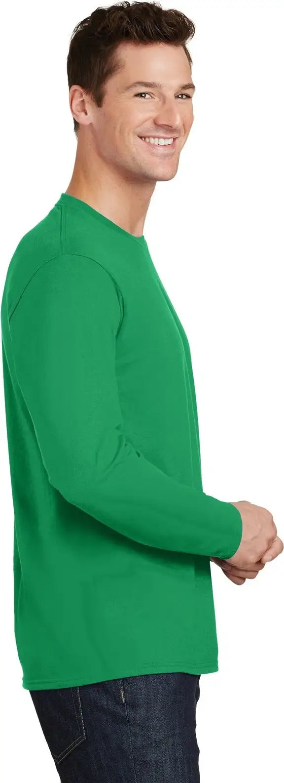 Port & Company Pc450ls co Long Sleeve Fan Favorite Tee - Athletic Kelly