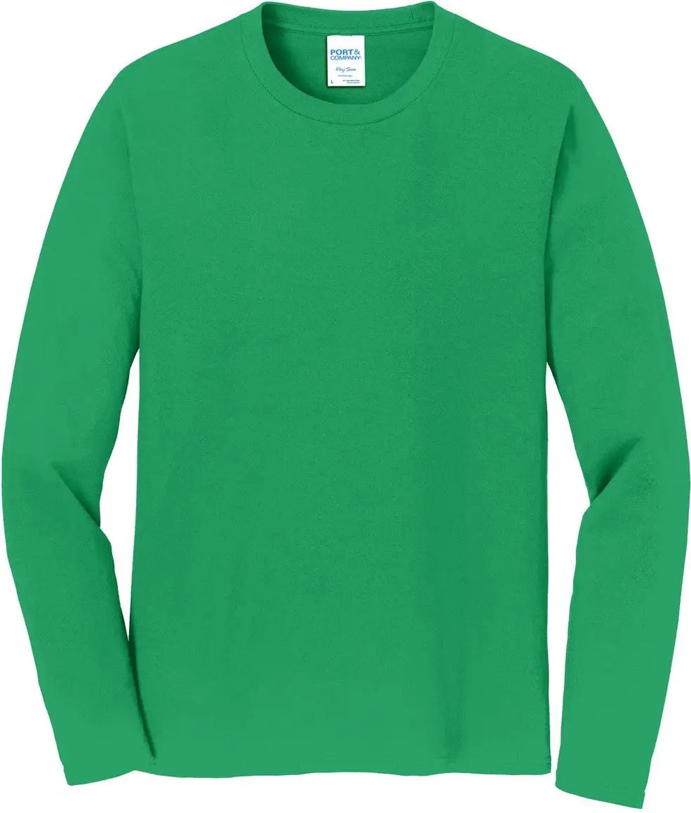 Port & Company Pc450ls co Long Sleeve Fan Favorite Tee - Athletic Kelly