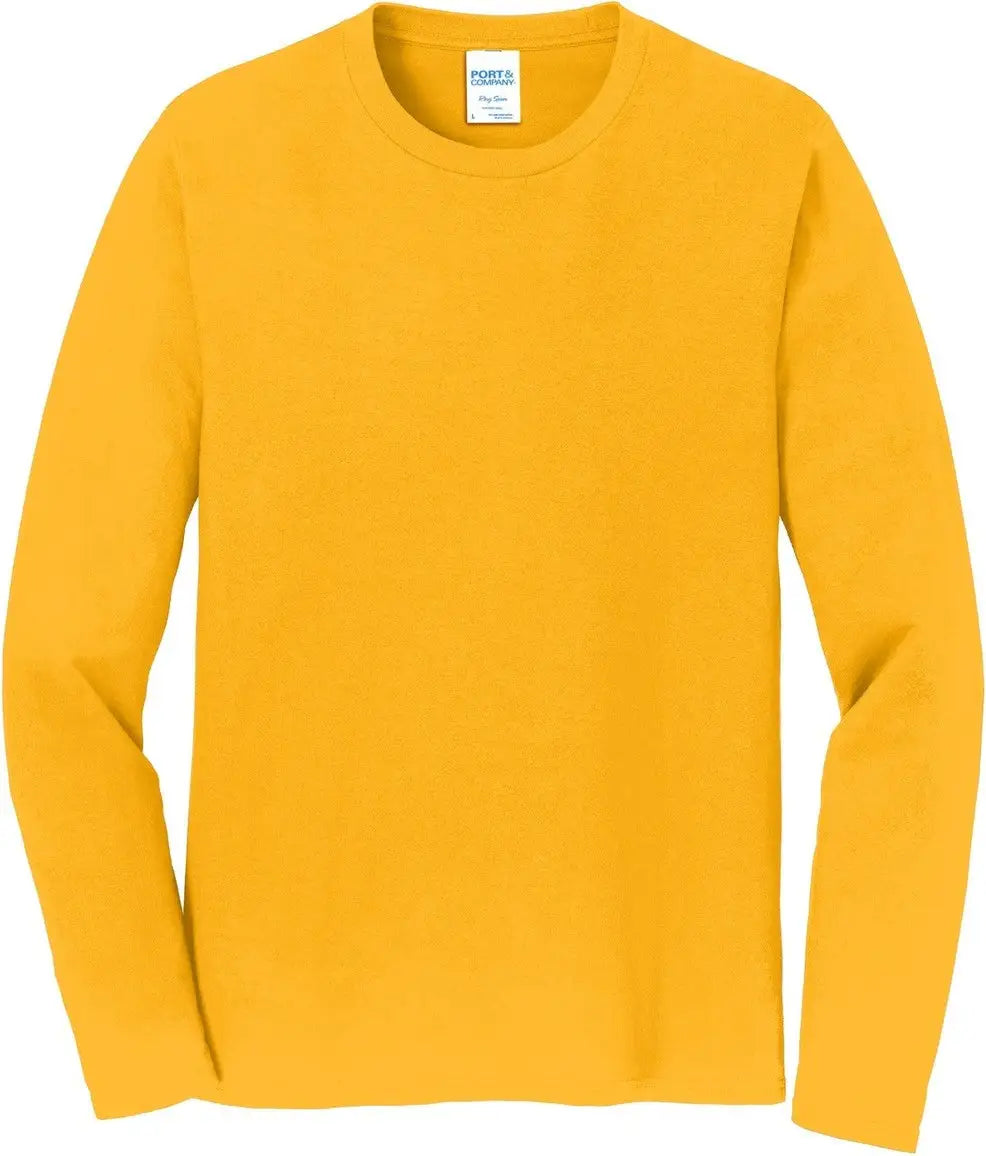 Port & Company Pc450ls co Long Sleeve Fan Favorite Tee - Bright Gold