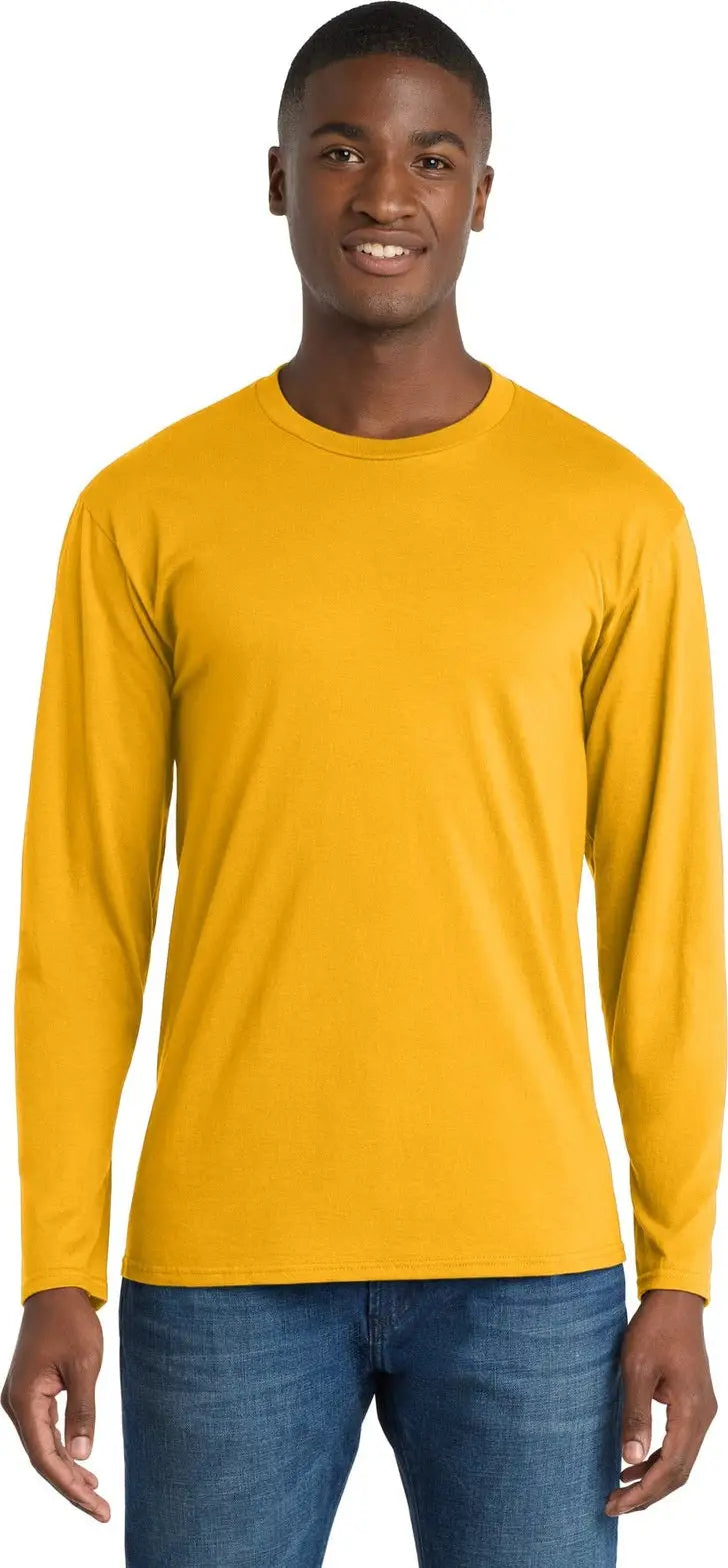 Port & Company Pc450ls co Long Sleeve Fan Favorite Tee - Bright Gold