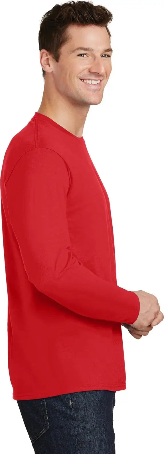 Port & Company Pc450ls co Long Sleeve Fan Favorite Tee - Bright Red