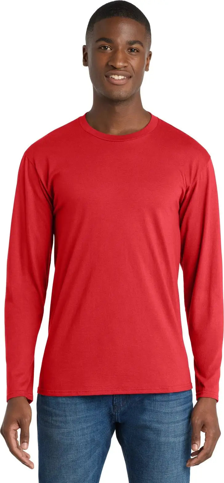 Port & Company Pc450ls co Long Sleeve Fan Favorite Tee - Bright Red