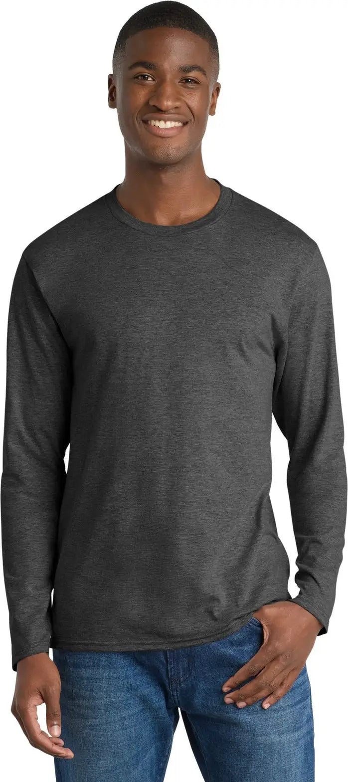Port & Company Pc450ls co Long Sleeve Fan Favorite Tee - Dark Heather Gray