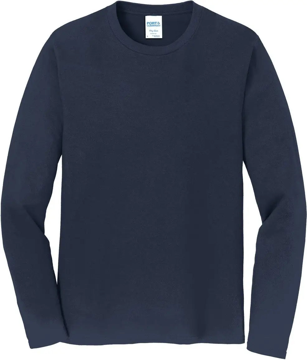 Port & Company Pc450ls co Long Sleeve Fan Favorite Tee - Deep Navy