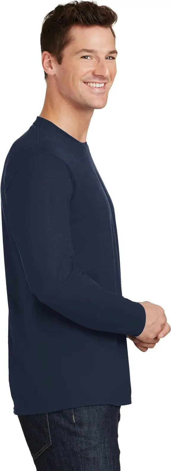 Port & Company Pc450ls co Long Sleeve Fan Favorite Tee - Deep Navy