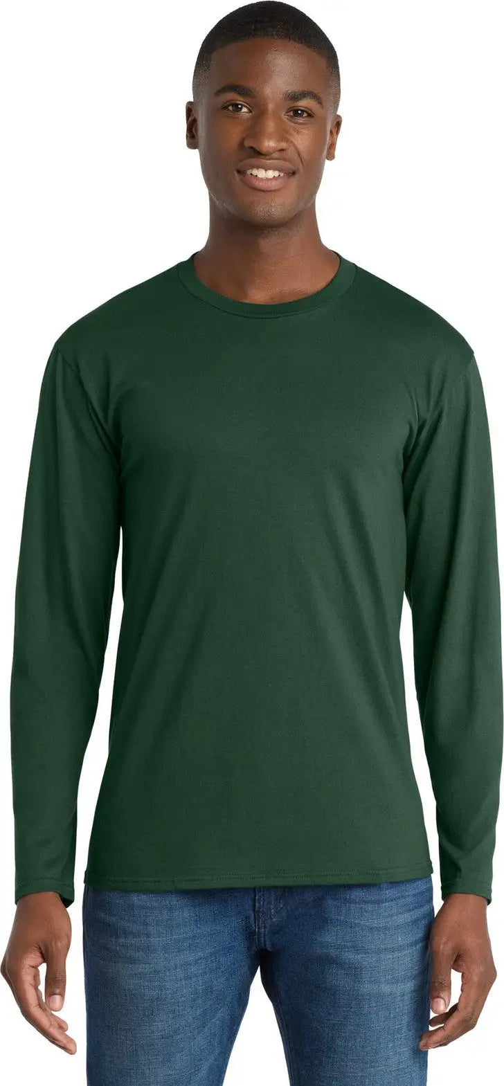 Port & Company Pc450ls co Long Sleeve Fan Favorite Tee - Forest Green