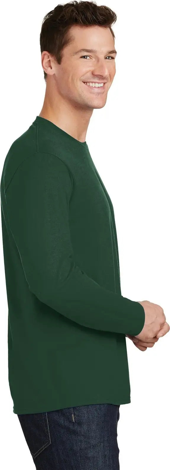 Port & Company Pc450ls co Long Sleeve Fan Favorite Tee - Forest Green