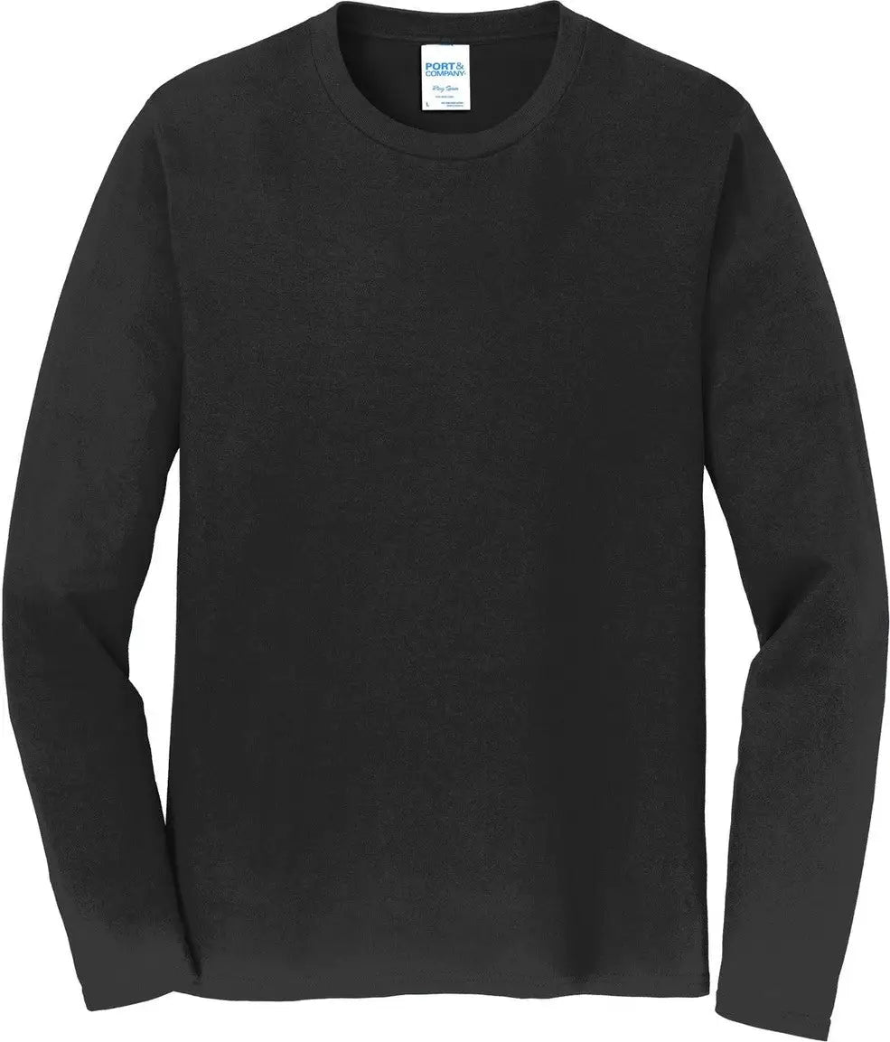 Port & Company Pc450ls co Long Sleeve Fan Favorite Tee - Jet Black