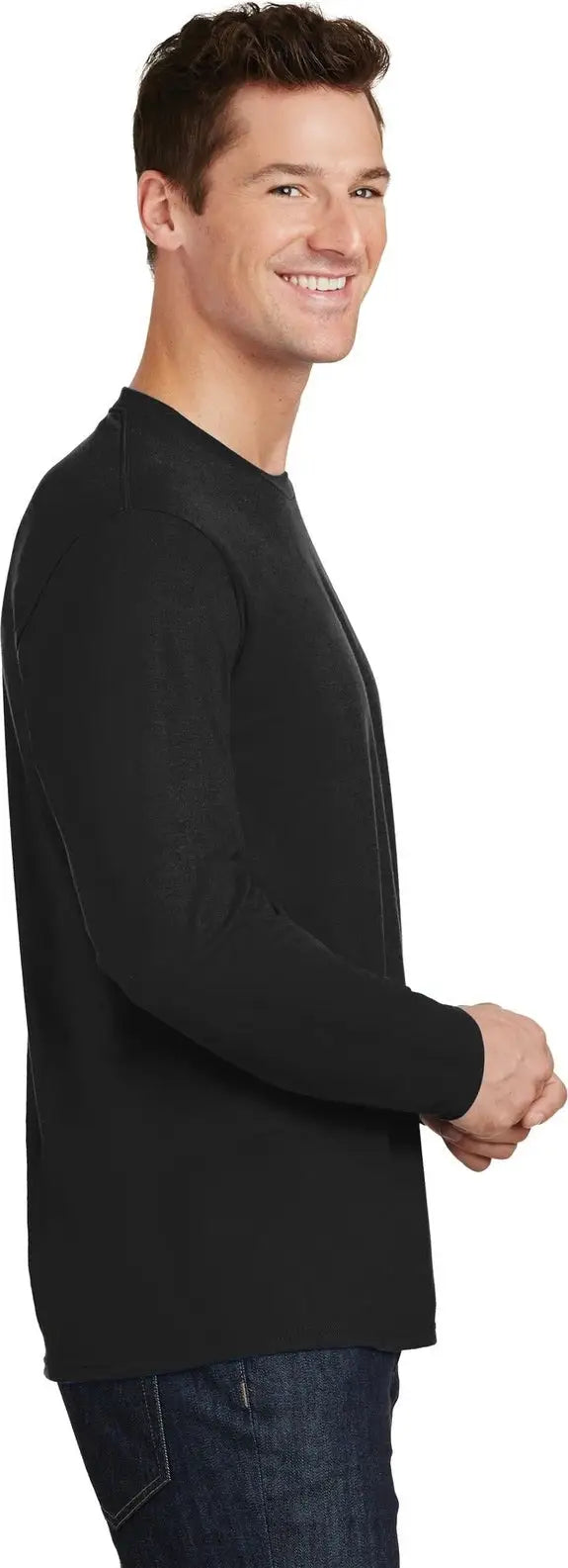 Port & Company Pc450ls co Long Sleeve Fan Favorite Tee - Jet Black
