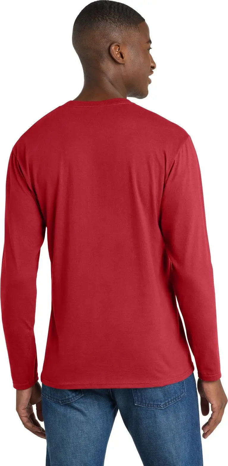 Port & Company Pc450ls co Long Sleeve Fan Favorite Tee - Team Cardinal