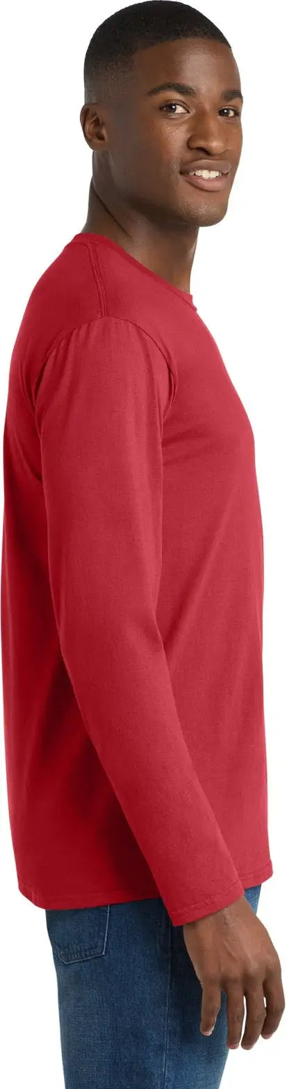 Port & Company Pc450ls co Long Sleeve Fan Favorite Tee - Team Cardinal