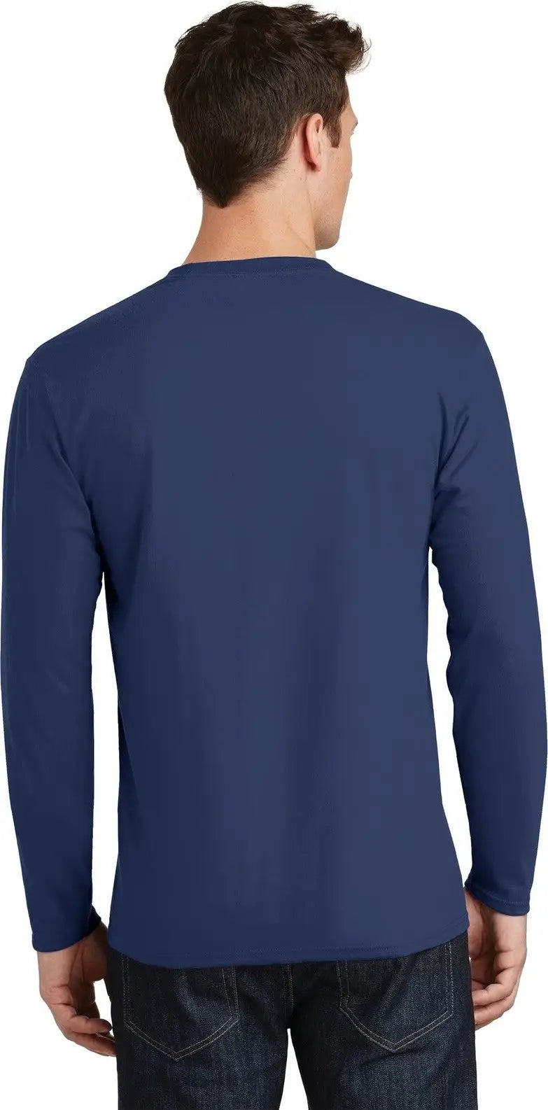 Port & Company Pc450ls co Long Sleeve Fan Favorite Tee - Team Navy