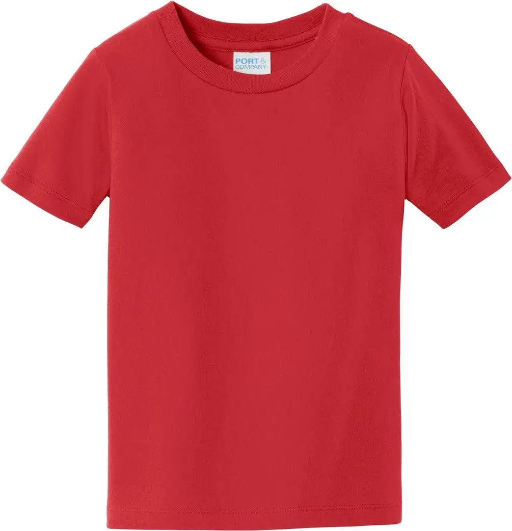 Port & Company Pc450td co Toddler Fan Favorite Tee - Bright Red