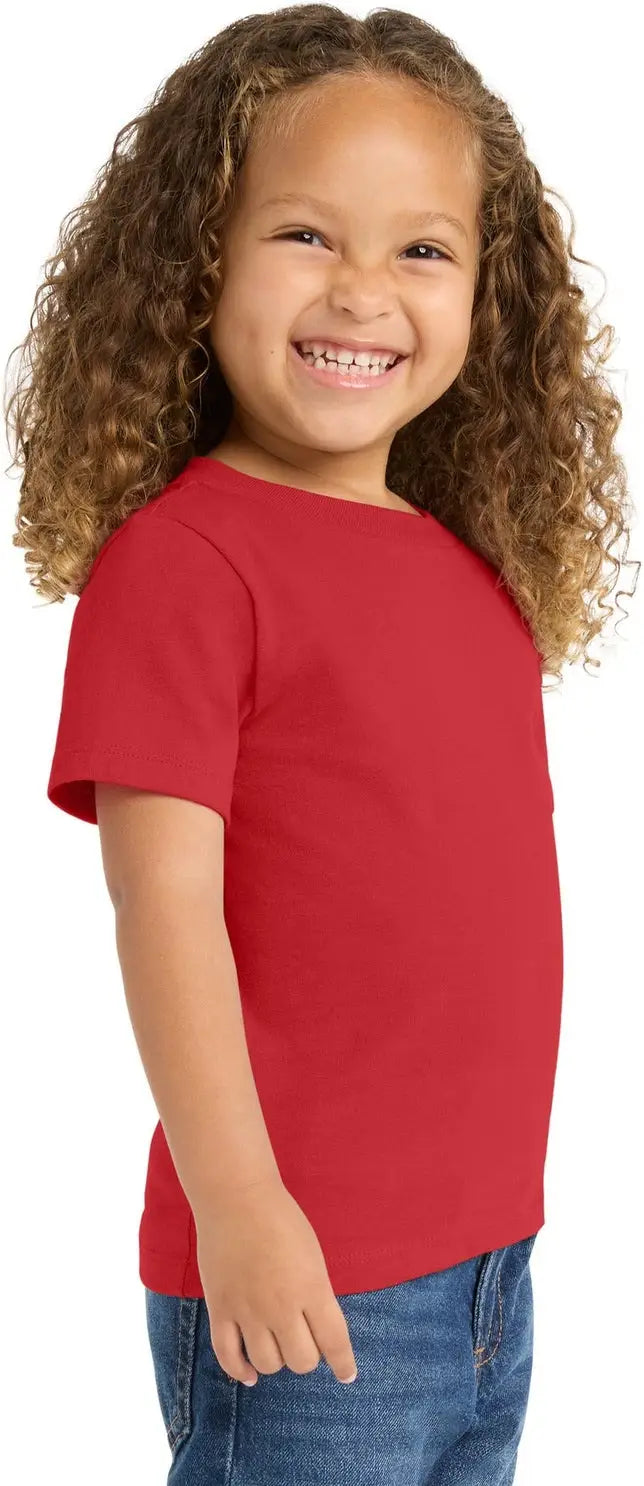 Port & Company Pc450td co Toddler Fan Favorite Tee - Bright Red