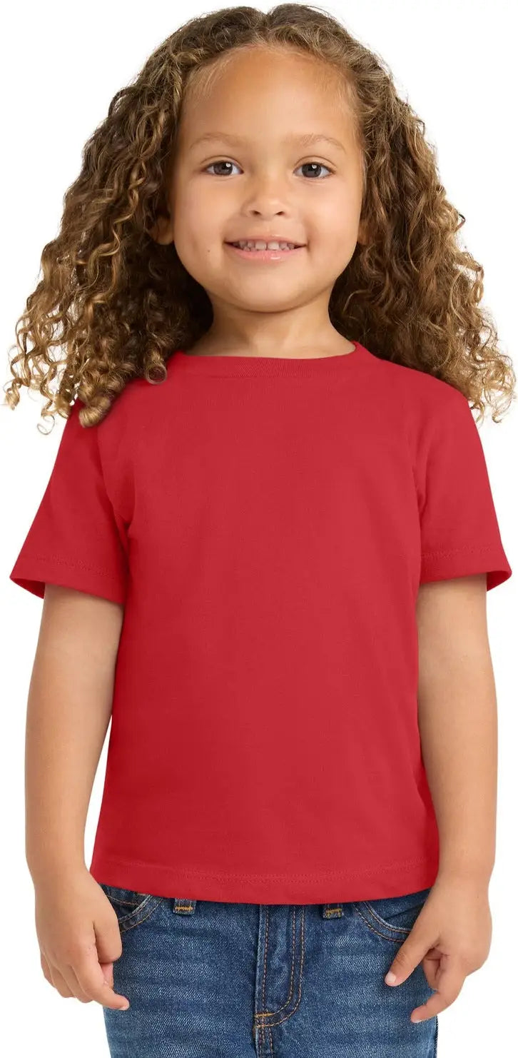 Port & Company Pc450td co Toddler Fan Favorite Tee - Bright Red